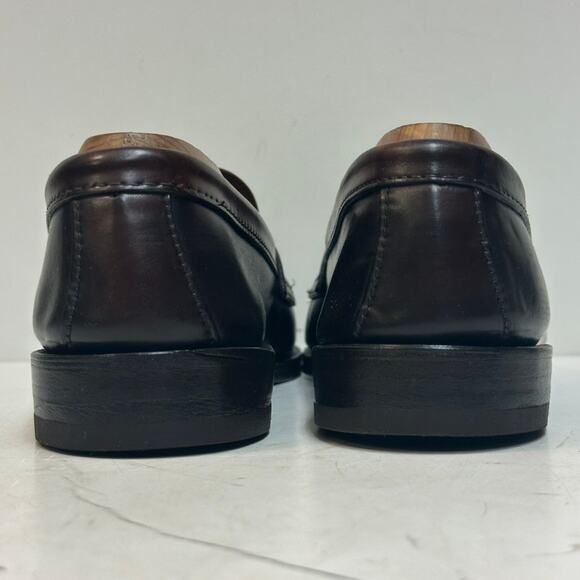 RESOLED Alden x Brooks Bros 763 Unlined Shell Cordovan Penny Loafer LHS 9 C main image 6